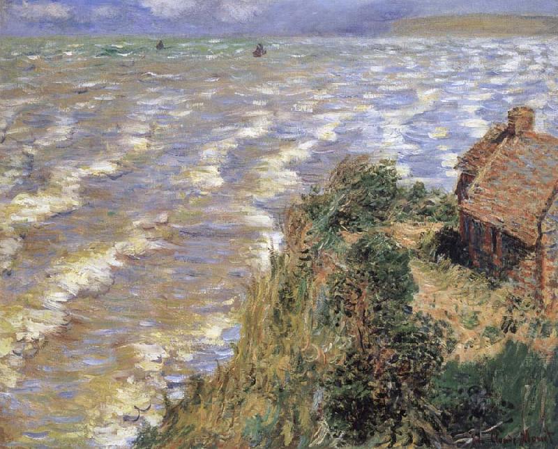 Claude Monet Customs House at Varengeville oil painting image